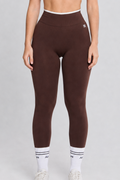 Bicolor Legging Marrón