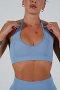 Halter Bra Azul Cielo