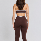 Bicolor Legging Marrón