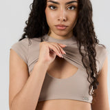 Camiseta Caqui
