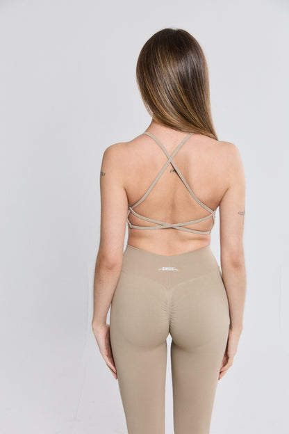 Moonlight Top Beige Oscuro