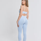Bicolor Legging Azul