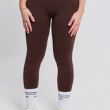 Bicolor Legging Marrón