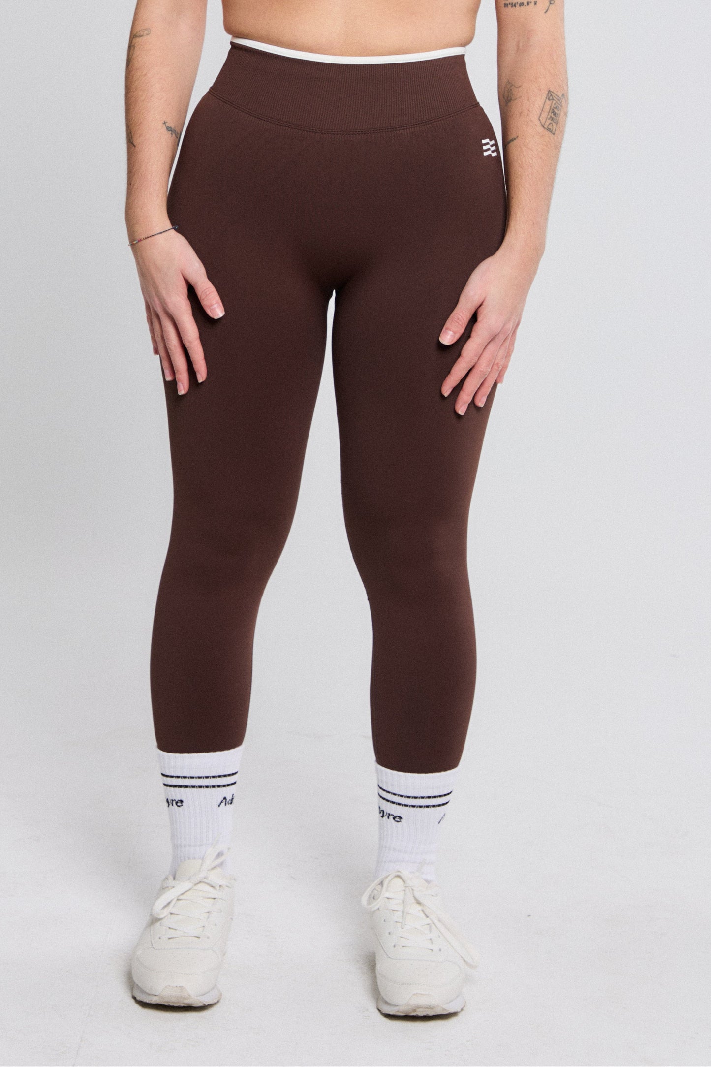Bicolor Legging Marrón