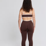 Bicolor Legging Marrón