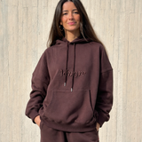 Stay Comfy Hoodie Chocolate