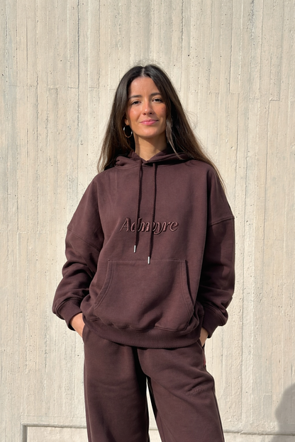 Stay Comfy Hoodie Chocolate