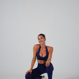Halter Bra Navy