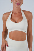 Halter Bra Beige