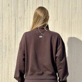 Stay Comfy Zip Hoodie Chocolate