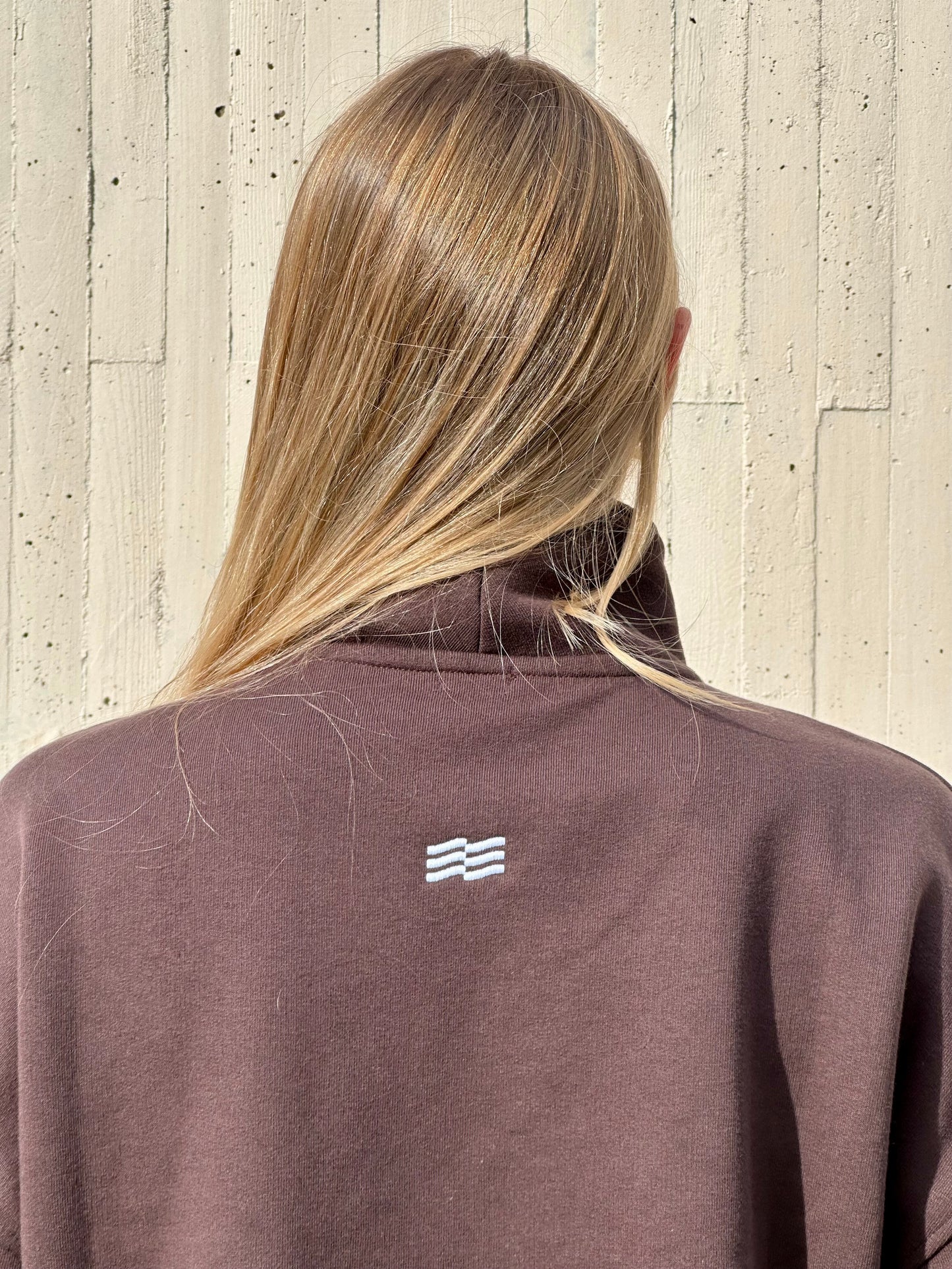 Stay Comfy Zip Hoodie Chocolate