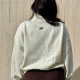 Stay Comfy Zip Hoodie Cloud Dancer