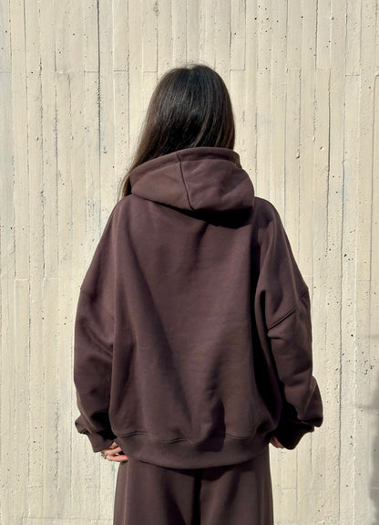 Stay Comfy Hoodie Chocolate