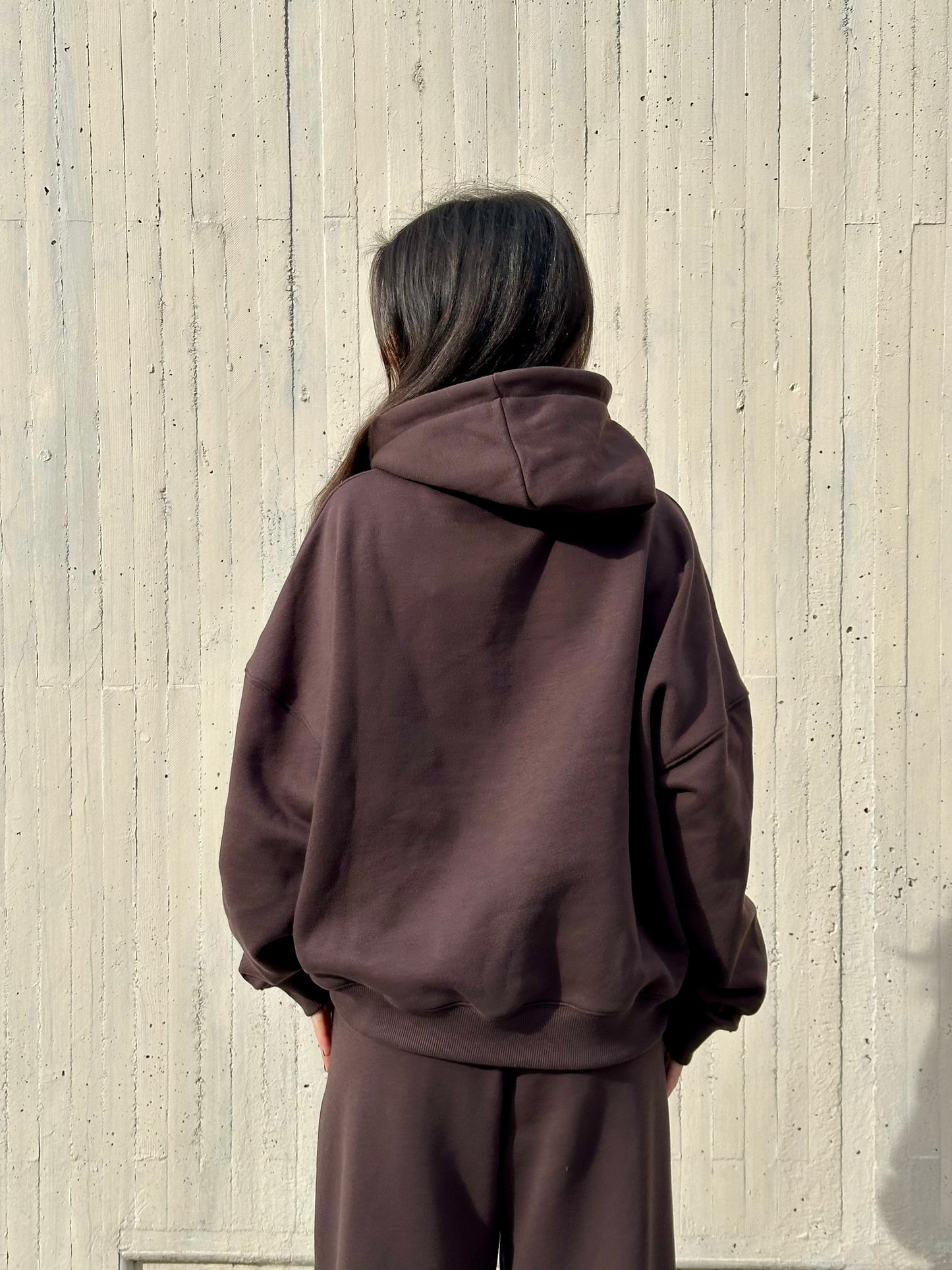 Stay Comfy Hoodie Chocolate