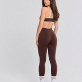 Bicolor Legging Marrón