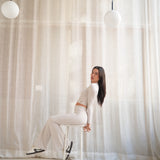 Legging Evasé White