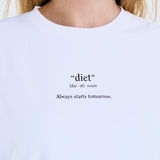 Diet Oversized Shirt White