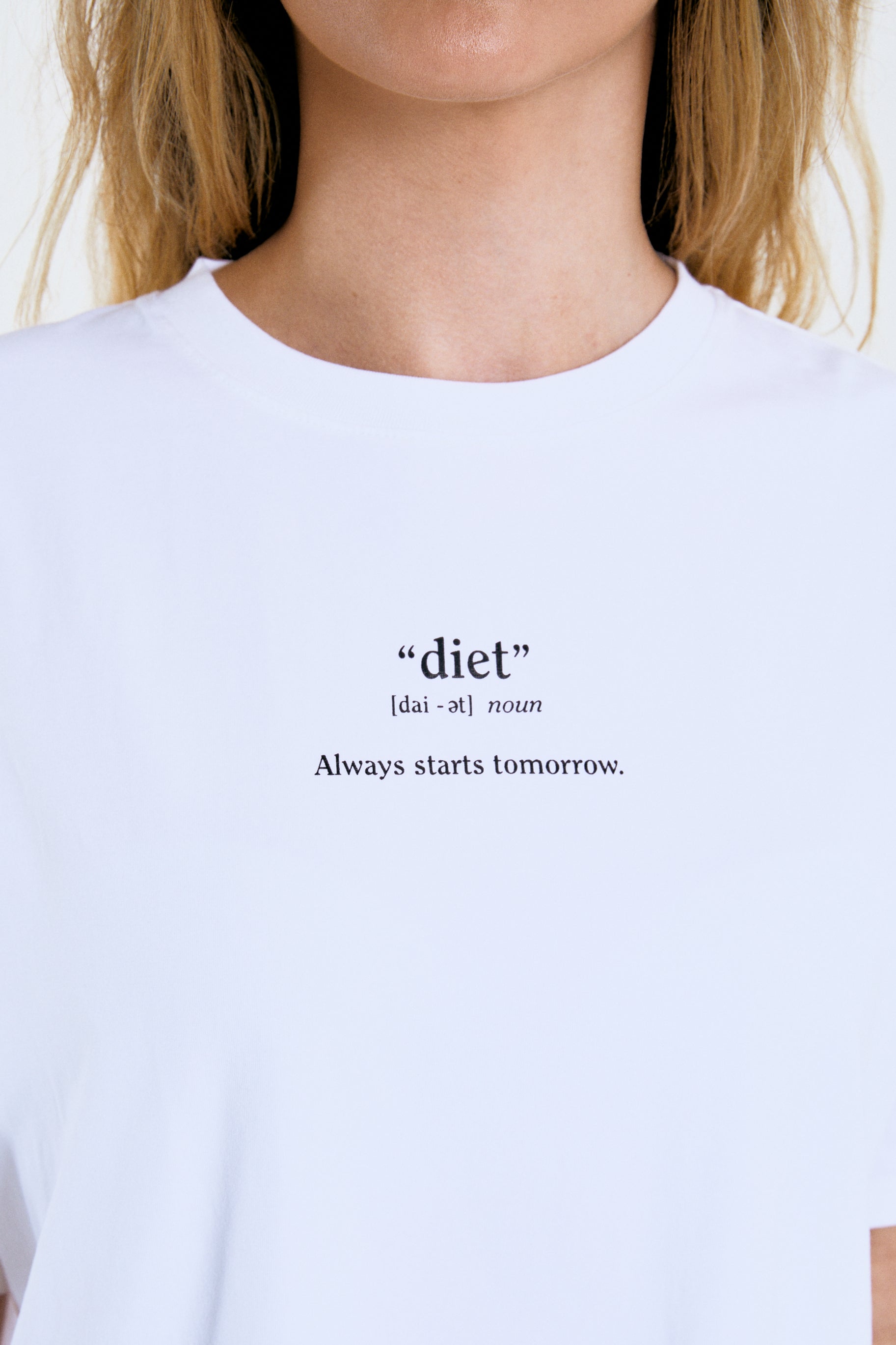 Diet Oversized Shirt White